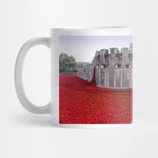 Tower of London Red Poppy Mug